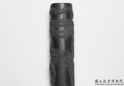 图片[2]-Cylindrical inkstick inscribed with “Shansong zhi”, attributed to Luo Xiaohua, Ming Dynasty (1368-1644)-China Archive